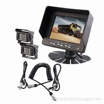 2013 Hot High Definition Monitor and 360° View Angle Car Reversing Camera System for Snowblower